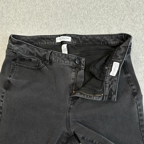 Lane Bryant Jeans Womens Size 16L Black High Rise Ultimate Stretch Skinny Curvy - Picture 3 of 12